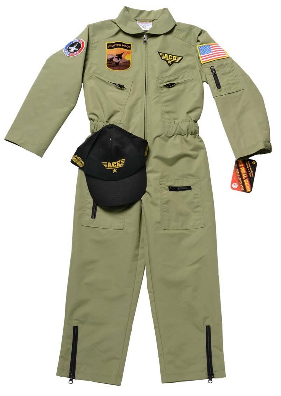 New for 2024 - Jr. Air Force Pilot Top Gun Fighter Pilot boys halloween costume size 2-3